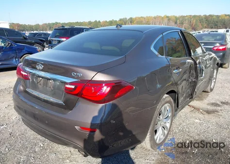 2015 Infiniti Q70 3.7 from USA, damaged, VIN JN1BY1AP1FM542098